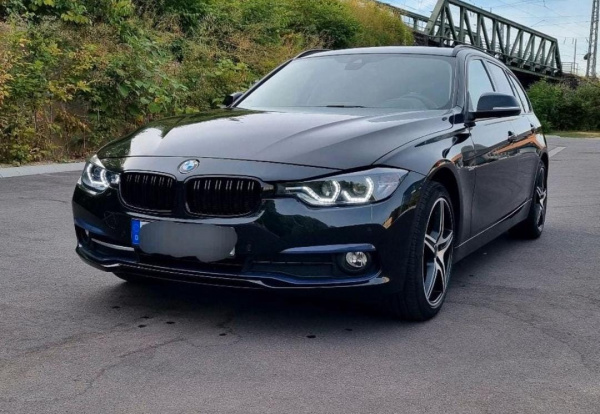 Xenon LED Tagfahrlicht Angel Eyes Scheinwerfer für BMW 3er F30/F31 11-15 schwarz AFS-Kurvenlicht